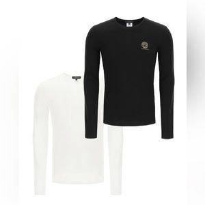 Versace 2 pack long sleeve t-shirt